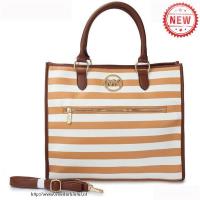 michael kors striped groot geel bakken Outlet Tilburg l898r724